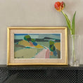 Load image into Gallery viewer, Mid Century Landscape Oil Painting By Sven Lignell Sweden
