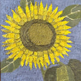 Load image into Gallery viewer, Vintage Sunflower Oil Painting From Sweden by MW 1965

