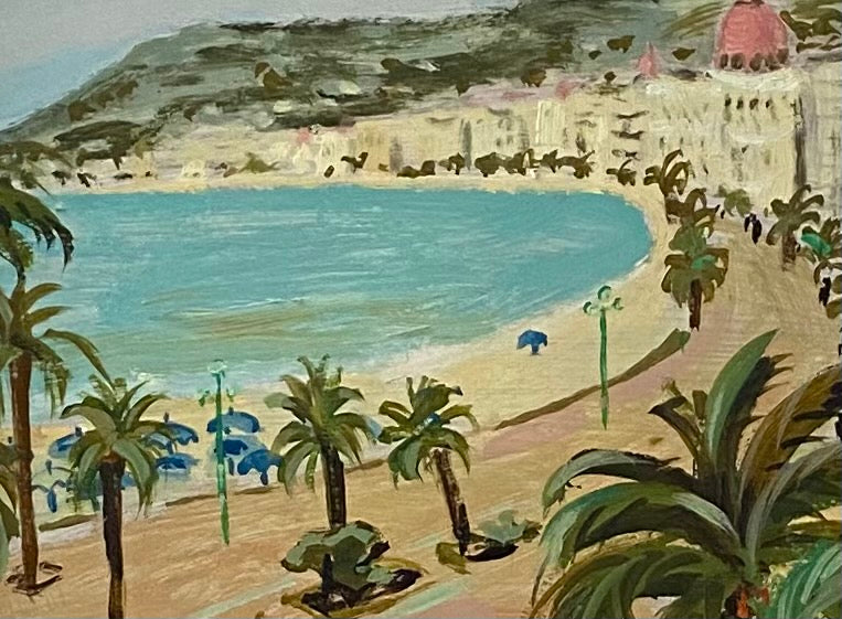 Vintage Mid Century Art Landscape From Sweden EH Jacobsson