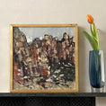 Load image into Gallery viewer, Vintage Mid Century Landscape Oil Painting By I Wiede Sweden
