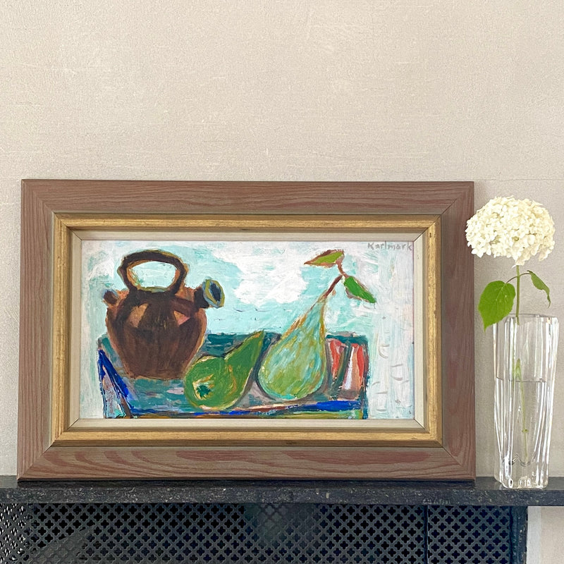 Mid Century Original Still Life By G Karlmark Sweden