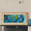 Mid Century Vintage Art Oil Still Life By Louie Zelig From Sweden