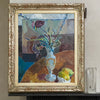 Mid Century Original Still Life Oil Painting By H Lindblad From Sweden 1950