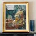 Load image into Gallery viewer, Vintage Mid Century Expressionist Oil Painting By E Emland  Sweden
