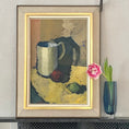 Load image into Gallery viewer, Mid Century Original Still Life Oil Painting from Sweden
