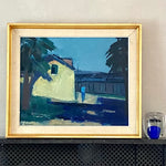 Mid Century Original Oil Painting From Sweden by I Walterström