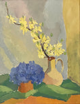 Load image into Gallery viewer, Mid Century Original Still Life Oil Painting By B Peterson Sweden
