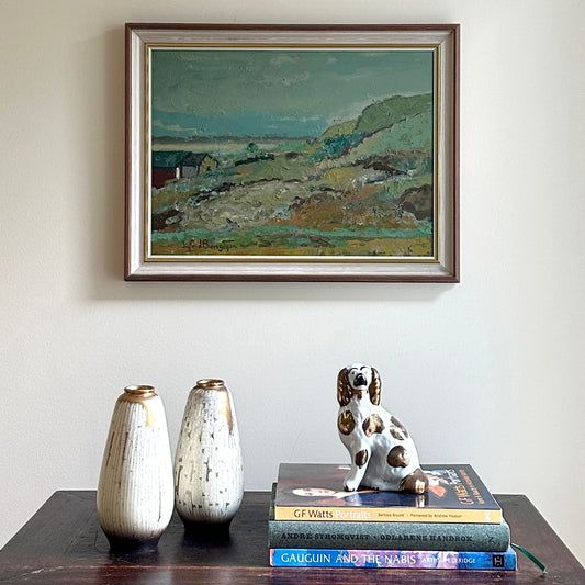 Vintage Art Original Oil Painting From Sweden