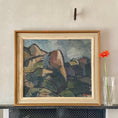 Load image into Gallery viewer, Mid Century Vintage Art Room Oil Painting By Stig Delang Sweden

