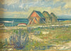Mid Century Seascape Oil Painting By C Viberg Sweden