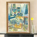 Load image into Gallery viewer, Mid Century Interior Oil Painting From Sweden
