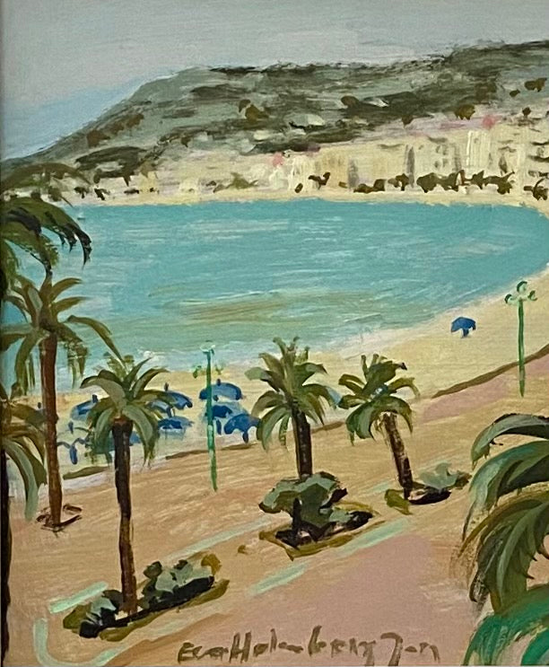 Vintage Mid Century Art Landscape From Sweden EH Jacobsson