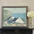 Load image into Gallery viewer, Original Vintage Seascape Oil Painting By Carl Berndtsson Sweden
