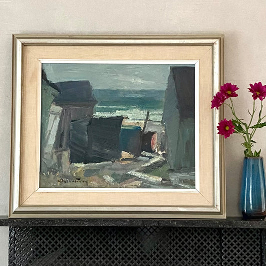 Original Vintage Seascape Oil Painting By C Berndtsson Sweden