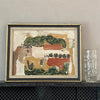 Mid Century Vintage Oil Painting By A Ridström Sweden