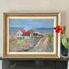 Original Oil Painting Vintage Mid Century From Sweden By GS Malm