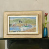 Original Vintage Mid Century Oil Painting By Anders A Jönsson Sweden