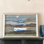 Vintage Landscape Oil Painting From Sweden By T Carlson