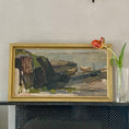 Load image into Gallery viewer, Vintage Mid Century Seascape By Sven Olof Rosén Sweden 1954
