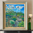 Load image into Gallery viewer, Original Mid Century Oil Painting From Sweden by K Lindblad 1950
