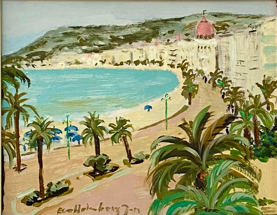 Vintage Mid Century Art Landscape From Sweden EH Jacobsson