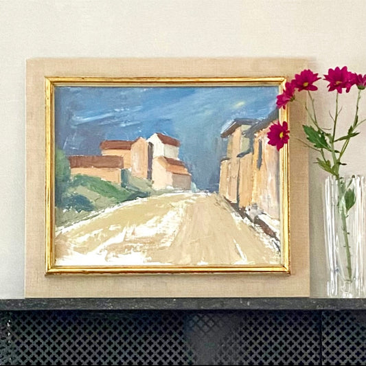 Mid Century Original Oil Painting From Sweden By W Persson