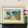 Vintage Landscape Oil Painting by T Nilsson from Sweden
