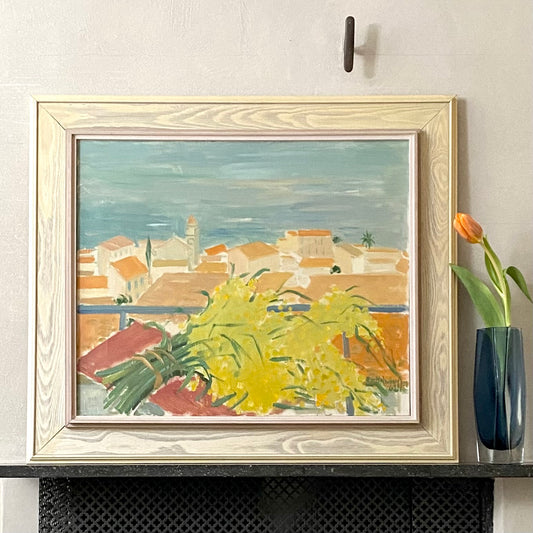 Vintage Mid Century Art Landscape From Sweden EH Jacobsson