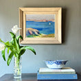 Load image into Gallery viewer, Striking Vintage Coastal Oil Painting From Sweden

