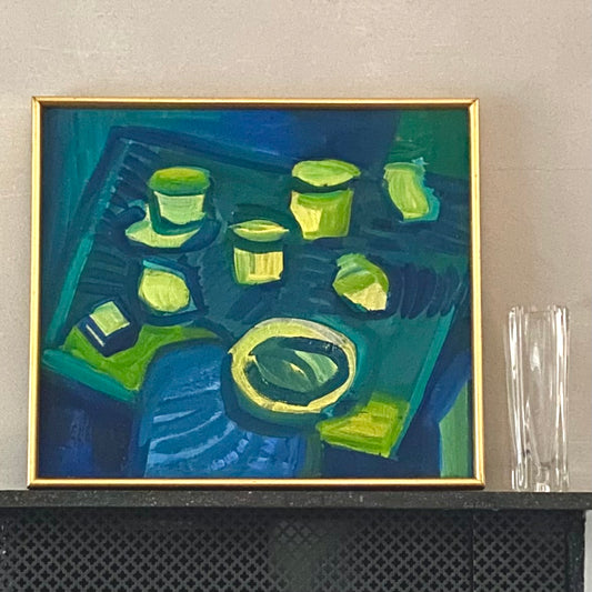 Vintage Original Mid Century Still Life By B Delefors Sweden