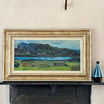 Vintage Landscape Oil Painting From Sweden By B Wahlberg