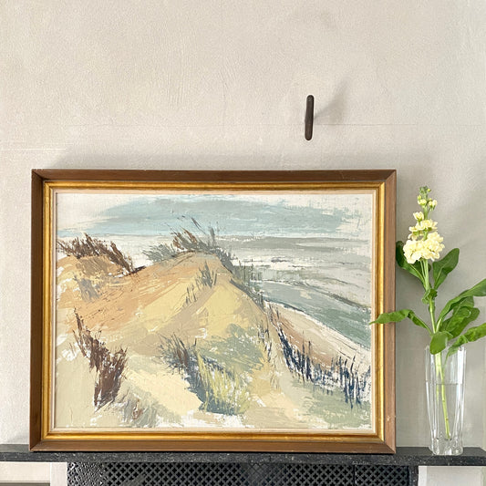 Vintage Mid Century Seascape Oil Painting By I Seboldt Sweden 1964