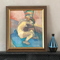 Load image into Gallery viewer, Original Vintage Figure Oil Painting From Sweden
