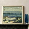 Original Seascape Oil Painting Vintage Mid Century By B Hillgrund Sweden