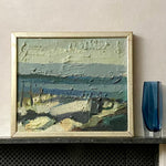Original Seascape Oil Painting Vintage Mid Century By B Hillgrund Sweden