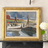 Mid Century Oil Painting from Sweden By H Almqvist