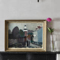 Load image into Gallery viewer, Vintage Mid Century Art Landscape From Sweden H Cardell
