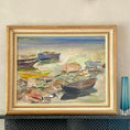 Load image into Gallery viewer, Vintage Landscape Oil Painting by S R Jönsson Sweden
