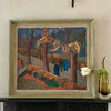 Vintage Mid Century Oil Painting From Sweden By Å Nilsson