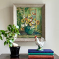 Load image into Gallery viewer, Swedish Vintage Mid Century Art Still Life Oil Painting
