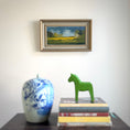 Load image into Gallery viewer, Mid Century Original Landscape Oil Painting L Zelig Sweden
