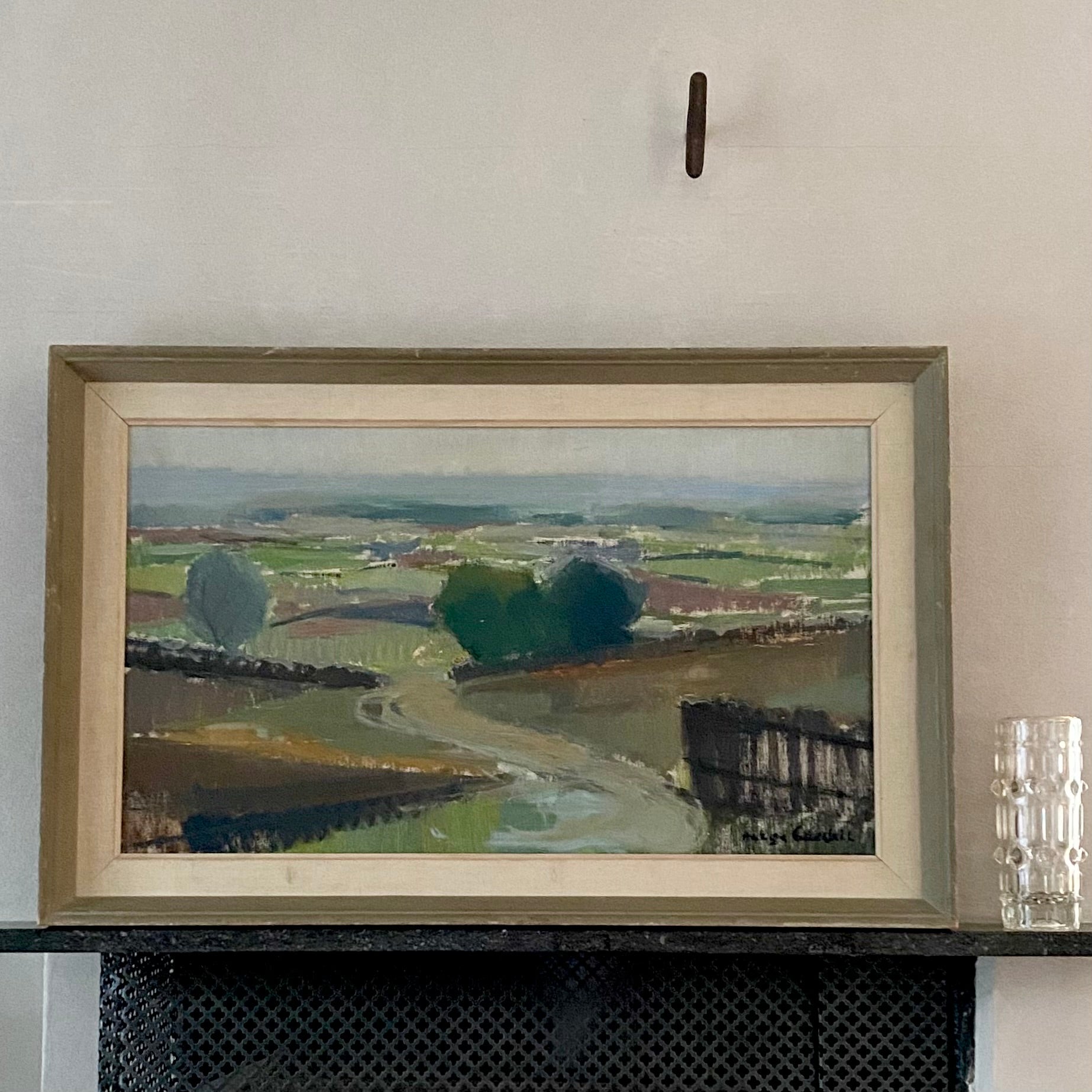 Mid Century Original Seascape Oil Painting From Sweden By H Cardell