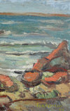 Original Vintage Seascape Oil Painting By E Persson Sweden 1944