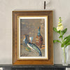 Vintage Mid Century Oil Painting From 1963 from Sweden
