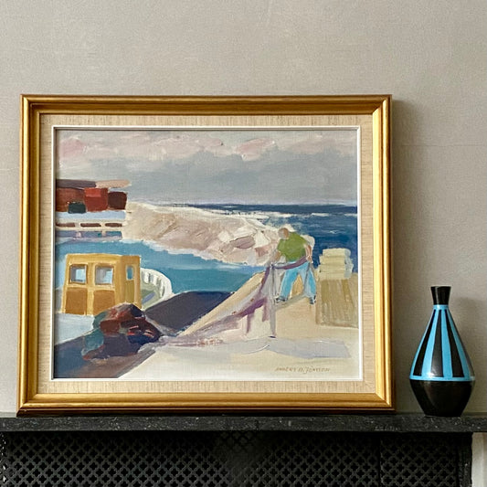 Vintage Original Oil Painting By Listed Artist A A Jönsson Sweden