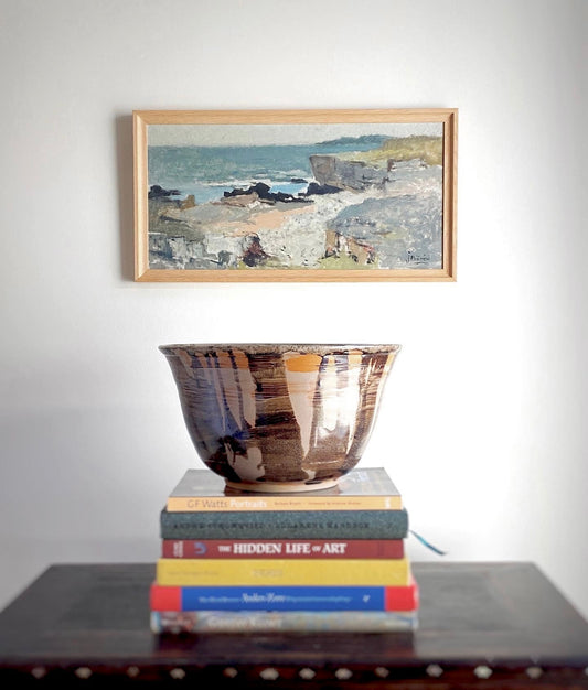 Original Oil Painting Vintage Mid Century By J Bören Sweden