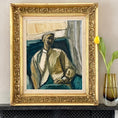 Load image into Gallery viewer, Mid Century Original Portrait Oil Painting From Sweden by Gösta Asp

