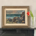 Load image into Gallery viewer, Mid Century Vintage Oil Painting From Sweden Vintage Art Room
