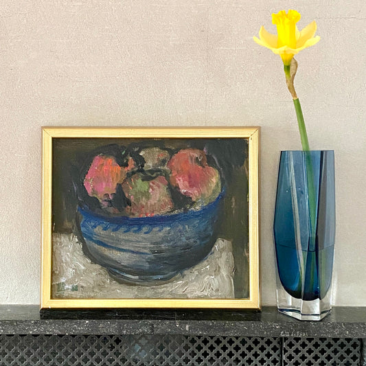 Original Vintage Oil Painting from Sweden by U Borgström