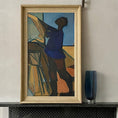 Load image into Gallery viewer, Mid Century Original Figure Oil Painting From Sweden
